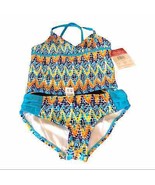 Kanu surf CANDY girls two piece tankini set #3547 girls size 12 - $452.37 MXN
