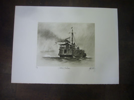 Victoria Harbour By John Kelly Ap Signed - £40.23 GBP