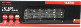 Nitro 4X4 12&quot; LED 14400 Lumens 144 Watts Strobe Light Bar Waterproof To ... - £78.14 GBP