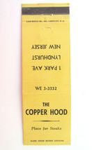 The Copper Hood - Lyndhurst, New Jersey Restaurant 20 Strike Matchbook Cover NJ - £1.55 GBP