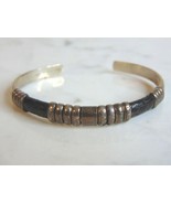 Womens Vintage Estate Sterling Silver Cuff Bracelet 25g E5603 - €103,50 EUR