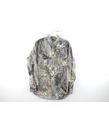 Vintage 90s Mens Medium Double Pocket Chamois Cloth Camouflage Hunting S... - $36.58