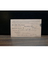 1881 Postal Receipt Card from MILAN NEW HAMPSHIRE Post Office - Esther P... - $9.49