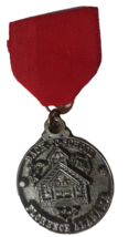 Back to School Florence AL SWIMMING Silver TONE MEDAL 2nd PLACE - £2.94 GBP