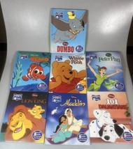 Lot of 7 STORY READER  Me Reader  Books Lion King,Aladdin,101dalmations,Nemo,+ - £5.48 GBP