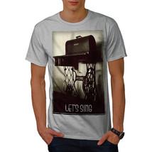 Wellcoda Photo Vintage Sing Retro Mens T-shirt, Old Graphic Design Printed Tee - £17.05 GBP+