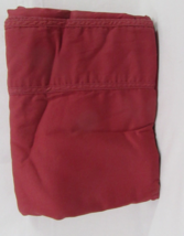 Ralph Lauren Estate Solid Red Cotton Percale Twin Flat Sheet - $32.00