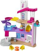 Fisher-Price Little People Barbie Toddler Toy Little Dreamhouse Playset With Mus - £47.47 GBP