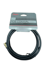 Rocketfish 6ft RG6 Coaxial Cable Black Indoor/Outdoor - £6.36 GBP