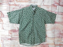 Men&#39;s Short Sleeve Button Down Short By Cherokee / Size M - £9.37 GBP