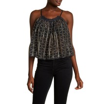 Free People Atlantis Beaded Swing Sleeveless Crop Top Top Sz S NWT - £43.51 GBP