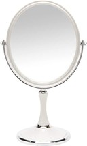Yeake Desk Mirror Vintage Table Mirror With Stand 8-Inch Double Sided, Oval - £35.19 GBP
