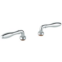 Grohe 18732000 Seabury Lever Handles, Starlight Chrome - $118.75