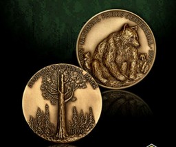 Sequoia National Park Bronze Challenge Coin - £31.59 GBP