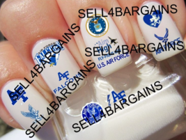 40 United States Air Force Falcons》Us MILITARY》10 Different Designs》Nail Decals - $18.99