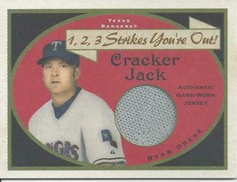 2005 Topps Cracker Jacks 1 2 3 Strikes You&#39;re Out Ryan Drese RD Rangers - $3.50