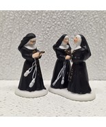 Dept 56 Alpine Village Accessory Sisters Of The Abbey Nuns 2 Piece Ceram... - $19.70