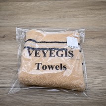 VEYEGIS Premium Brown Cotton Towel Ideal for Bathroom and Spa Use - $12.00