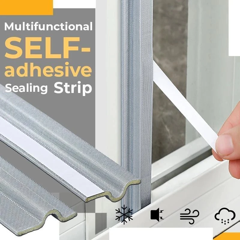 House Home 1M 2M Self-Adhesive Window Sealing Strip Weather Soundproof Sound Ins - £19.55 GBP