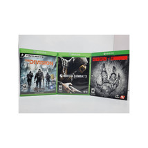 Xbox One - Mortal Kombat X &amp; Tom Clancy&#39;s The Division &amp; Evolve 3 Games - £25.48 GBP