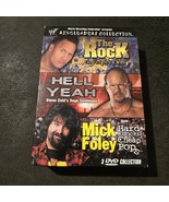 WWF Ringsiders Collection 3-DVD Set (2002) The Rock Stone Cold Foley OOP - $920.23 MXN