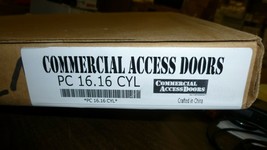 NTL1616 16&quot; x 16&quot; White Locking Steel Access Panel w/key 16 gauge steel - £33.85 GBP