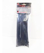 Cable Wire Zip Ties Black Plastic UV Resistant Tie Wraps Multi-Purpose W... - $129.05 MXN