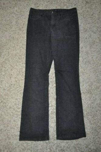 Primary image for Womens Jeans Gloria Vanderbilt Lena Black Wash Stretch Denim Pants-size 10