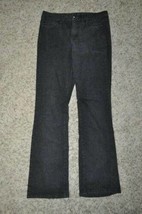 Womens Jeans Gloria Vanderbilt Lena Black Wash Stretch Denim Pants-size 10 - £9.49 GBP