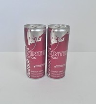 TWO Cans Red Bull Winter Edition Pomegranate Full 8.4oz Ea Collectible Only - £30.91 GBP