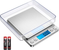 (Upgraded) Amir Digital Kitchen Scale, 500G Mini Pocket Jewelry Scale, Cooking - £23.93 GBP