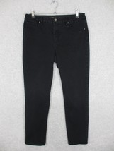 Chico&#39;s So Slimming Women&#39;s Jeans Girlfriend Ankle Size 0.5 6 Mid Rise Black - £13.98 GBP