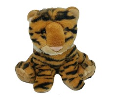 Vintage Marshall Field&#39;s Orange &amp; Black Striped Tiger Stuffed Animal Plush Toy - £59.99 GBP