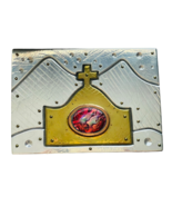 Thom Wheeler Cross Wall Jewelry Signed 02 Red Gemstone Mixed Media Art P... - £293.13 GBP