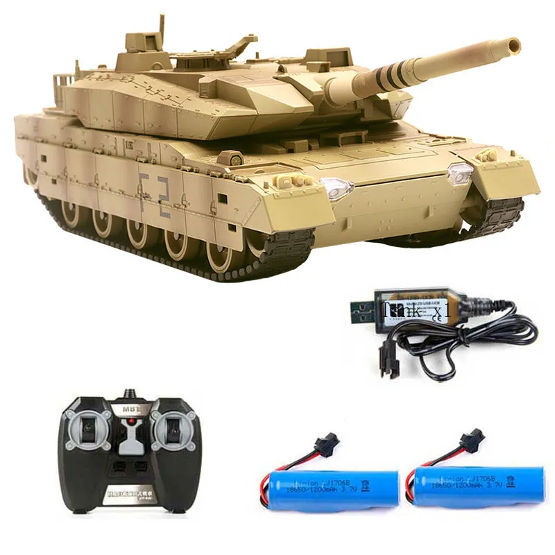 RC Tank Remote Control Tank Rechargeable 1/20 9CH 40CM Camouflage 27Mhz Infrared - £64.77 GBP+