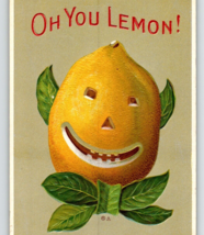 Oh You Lemon Postcard Fantasy Anthropomorphic Dressed LemonHead JOL Nash 1910 - £38.57 GBP