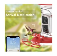 Soliom Humbirdy-Hummingbird Feeder Camera with Ant Moat,Bee Proof,AI Identify... - £125.12 GBP