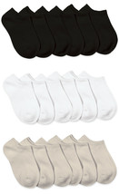 Womens Sport No Show Low Cut Liner Seamless Lightweight Cotton Socks 6 Pair - £11.76 GBP+