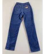 Vintage Wrangler Jeans Womens 26x33 Blue Relaxed Tapered Denim Tag 11/12 - $26.60