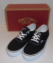 Vans Doheny Platform Casual Women&#39;s Size 9.5 Sneakers Shoes Black New Ca... - £39.40 GBP
