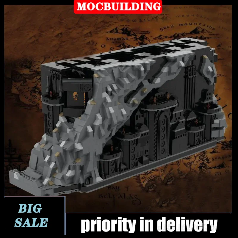 UCS Series Middle Earth Base Fortress Model Building Block MOC Set Architecture - £284.94 GBP