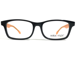 Miraflex Kinder Brille Rahmen John C. S. Blk/Orange Schwarz Orange 49-16-130 - £54.88 GBP