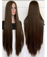 Extra long Light brown wig,light brown curly wig, light brown straight wig  - £27.63 GBP