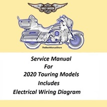 2020 Harley Davidson Touring Models Service Manual - $25.95