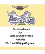 2020 Harley Davidson Touring Models Service Manual - $24.95