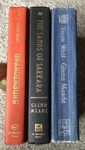 Lot 3 Glenn Meade books: Snow Wolf (Large Print), Brandenburg, Sands of Sakkara - £6.12 GBP