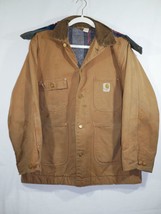Carhartt Jacket Vintage Mens Large Detroit Blanket Lined Made In USA Well Worn - £78.62 GBP