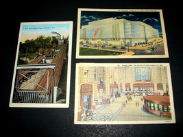 3 Antique 1928-40 Posted POSTCARDS Price Hill Cincinnati OH Union Station KC MO - £19.39 GBP