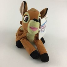 Disney Store Bambi Deer 6&quot; Plush Mini Bean Bag Stuffed Animal Toy New w ... - £11.26 GBP