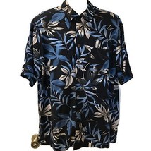 Vintage Havana Jack&#39;s Cafe Hawaiian Tropical Men&#39;s Casual Shirt Large - £20.61 GBP